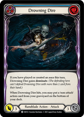 Drowning Dire (Blue) [EVR112] (Everfest)  1st Edition Rainbow Foil | RetroPlay Games