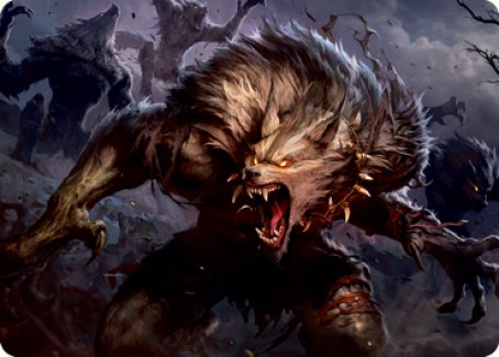 Village Reavers Art Card [Innistrad: Midnight Hunt Art Series] | RetroPlay Games