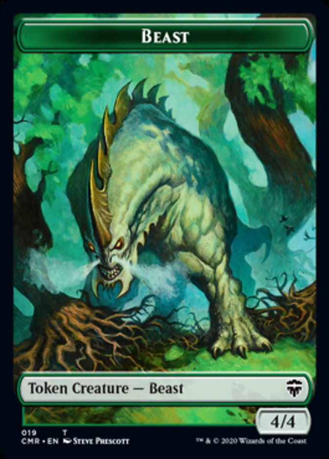 Beast (18) // Beast Token (19) [Commander Legends Tokens] | RetroPlay Games