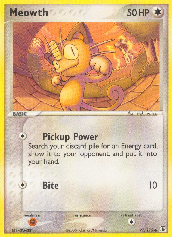 Meowth (77/113) [EX: Delta Species] | RetroPlay Games