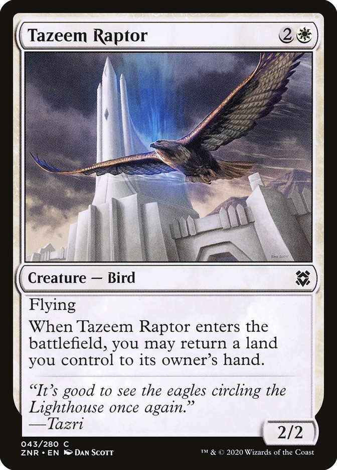 Tazeem Raptor [Zendikar Rising] | RetroPlay Games