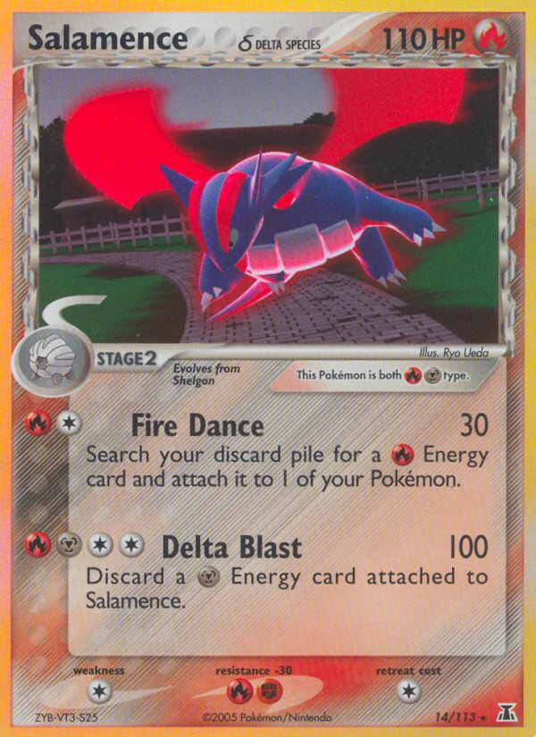 Salamence (14/113) (Delta Species) [EX: Delta Species] | RetroPlay Games