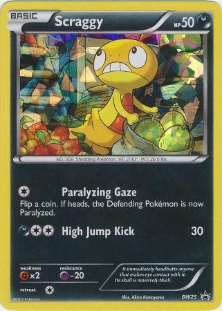 Scraggy (BW25) (Cracked Ice Holo) [Black & White: Black Star Promos] | RetroPlay Games