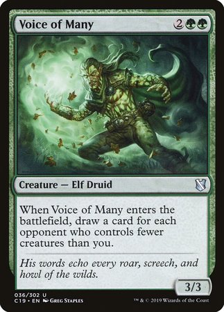 Voice of Many [Commander 2019] | RetroPlay Games