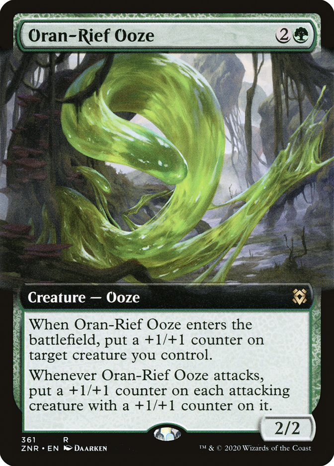 Oran-Rief Ooze (Extended Art) [Zendikar Rising] | RetroPlay Games