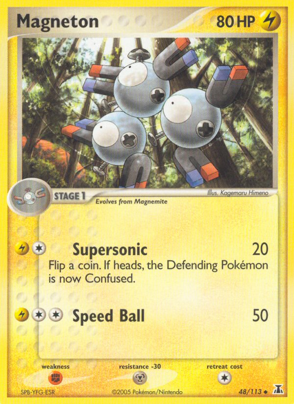 Magneton (48/113) [EX: Delta Species] | RetroPlay Games