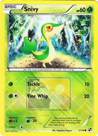 Snivy (1/114) (League Promo) [Black & White: Base Set] | RetroPlay Games