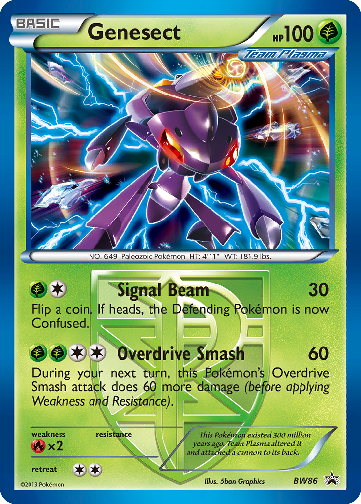 Genesect (BW86) (Team Plasma) [Black & White: Black Star Promos] | RetroPlay Games