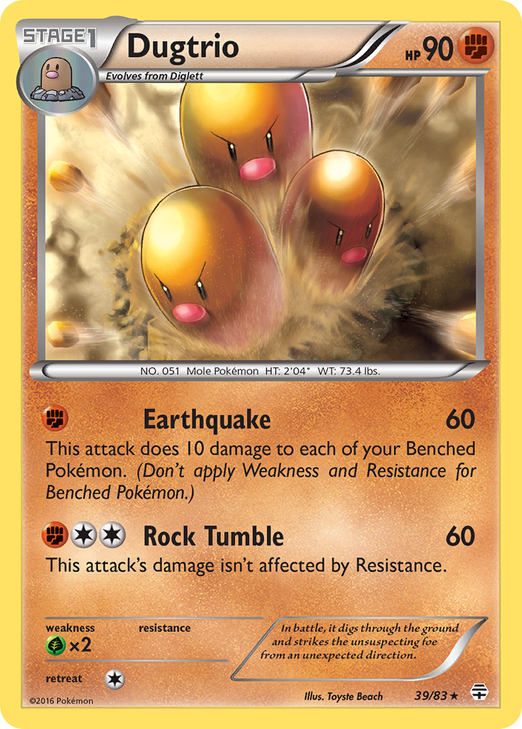 Dugtrio (39/83) [XY: Generations] | RetroPlay Games