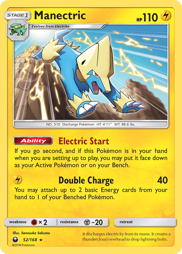 Manectric (52/168) [Sun & Moon: Celestial Storm] | RetroPlay Games