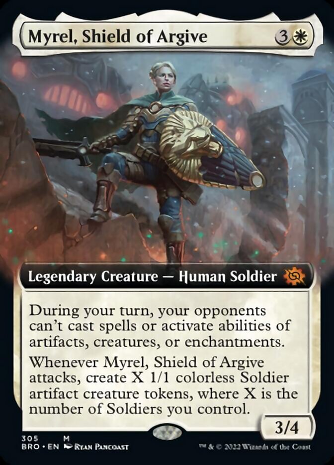 Myrel, Shield of Argive (Extended Art) [The Brothers' War] | RetroPlay Games