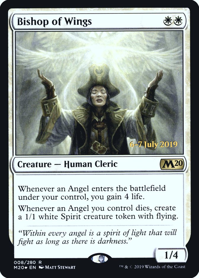 Bishop of Wings  [Core Set 2020 Prerelease Promos] | RetroPlay Games