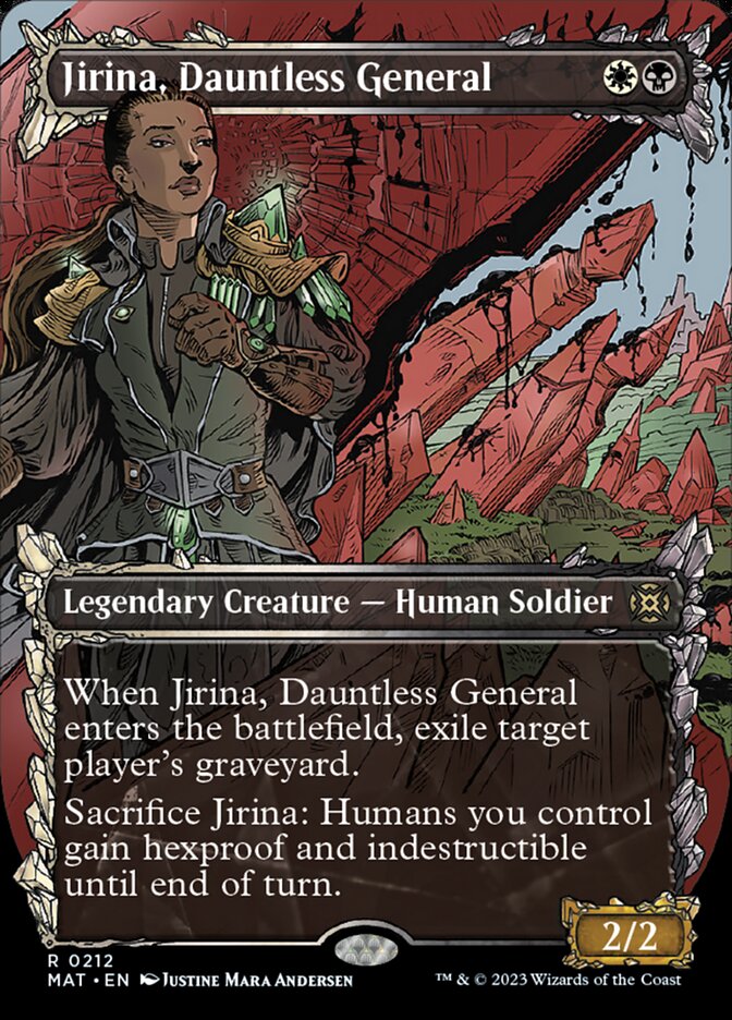 Jirina, Dauntless General (Showcase Halo Foil) [March of the Machine: The Aftermath] | RetroPlay Games