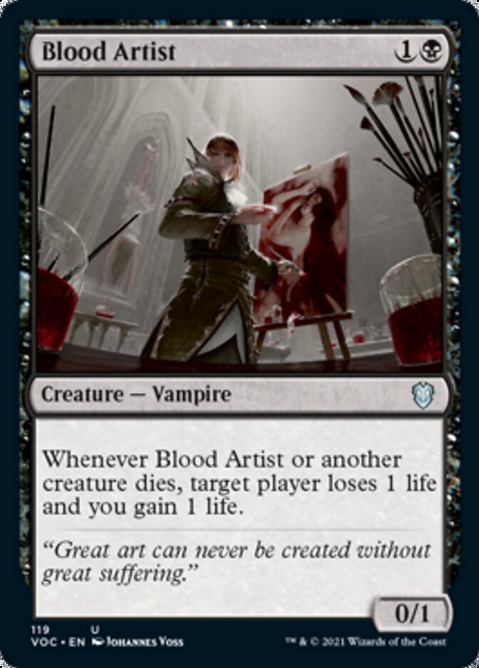 Blood Artist [Innistrad: Crimson Vow Commander] | RetroPlay Games