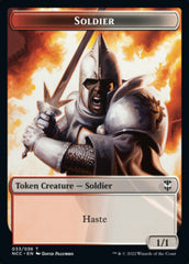 Soldier (33) // Devil Double-sided Token [Streets of New Capenna Commander Tokens] | RetroPlay Games