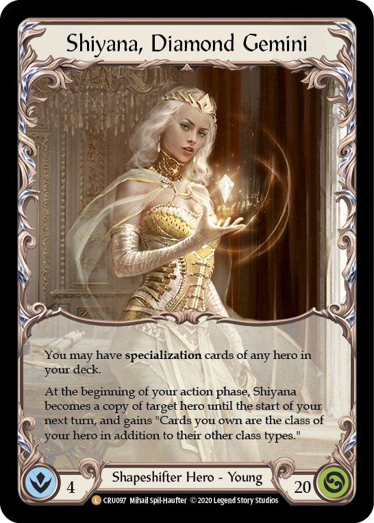 Shiyana, Diamond Gemini [CRU097] (Crucible of War)  1st Edition Cold Foil | RetroPlay Games