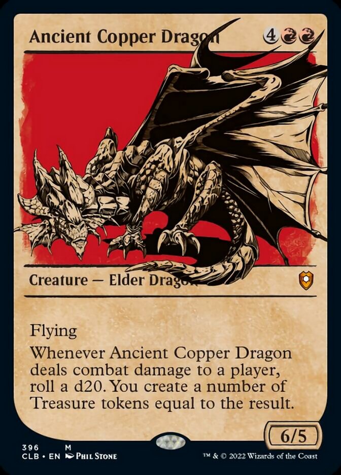 Ancient Copper Dragon (Showcase) [Commander Legends: Battle for Baldur's Gate] | RetroPlay Games