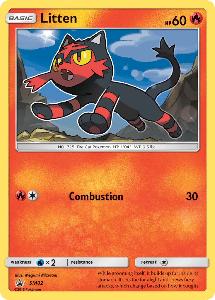 Litten (SM02) [Sun & Moon: Black Star Promos] | RetroPlay Games