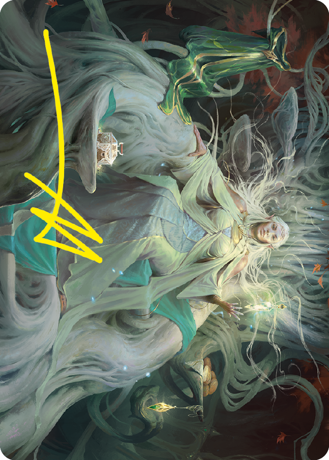 Galadriel, Gift-Giver Art Card (Gold-Stamped Signature) [The Lord of the Rings: Tales of Middle-earth Art Series] | RetroPlay Games
