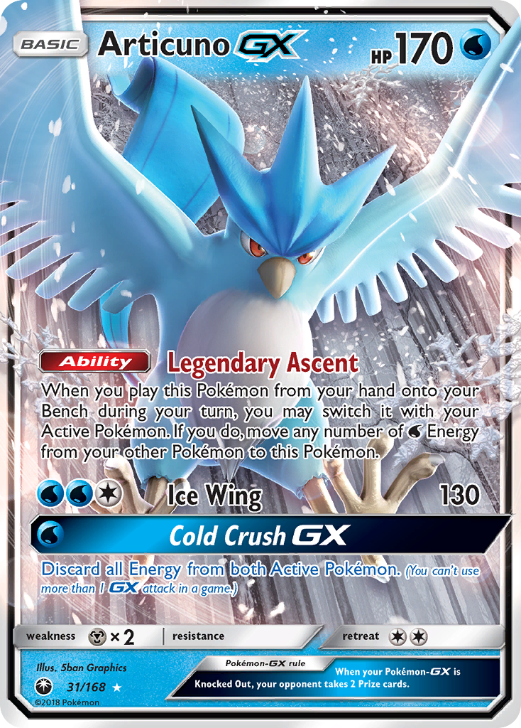 Articuno GX (31/168) [Sun & Moon: Celestial Storm] | RetroPlay Games