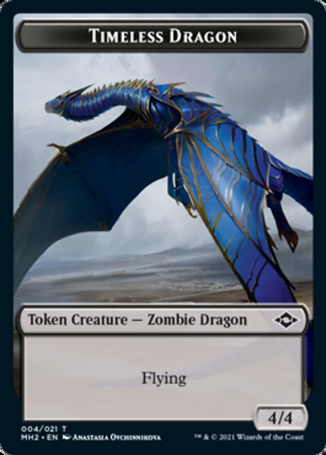 Timeless Dragon Token [Modern Horizons 2 Tokens] | RetroPlay Games