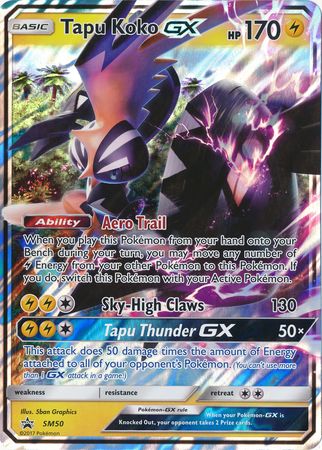 Tapu Koko GX (SM50) (Jumbo Card) [Sun & Moon: Black Star Promos] | RetroPlay Games