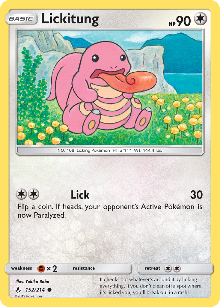 Lickitung (152/214) [Sun & Moon: Unbroken Bonds] | RetroPlay Games