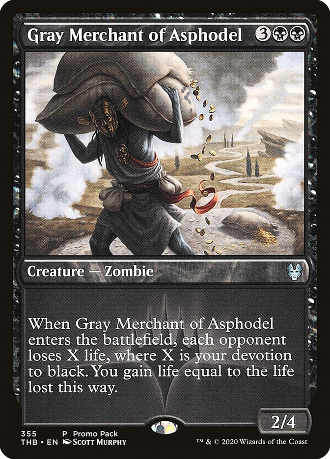 Gray Merchant of Asphodel (Promo Pack) [Theros Beyond Death Promos] | RetroPlay Games
