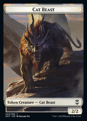 Soldier (09) // Cat Beast Double-sided Token [Streets of New Capenna Commander Tokens] | RetroPlay Games