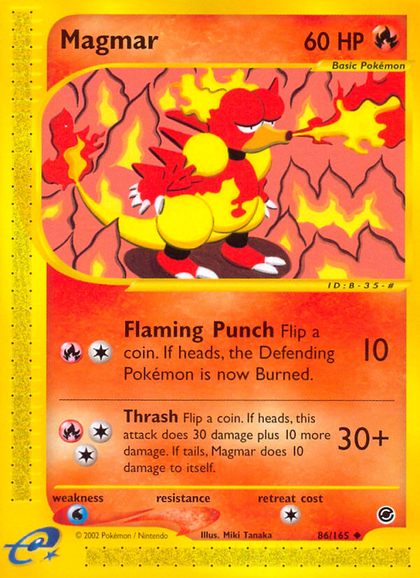 Magmar (86/165) [Expedition: Base Set] | RetroPlay Games