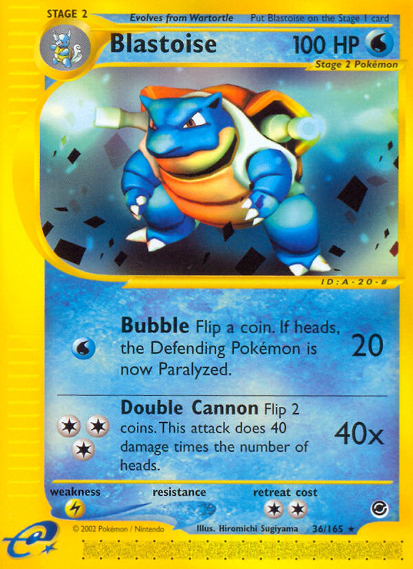 Blastoise (36/165) [Expedition: Base Set] | RetroPlay Games