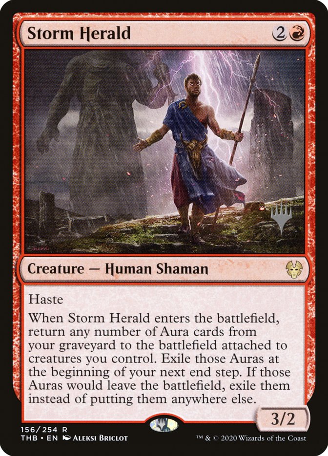 Storm Herald (Promo Pack) [Theros Beyond Death Promos] | RetroPlay Games