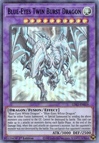 Blue-Eyes Twin Burst Dragon (Blue) [LDS2-EN019] Ultra Rare | RetroPlay Games