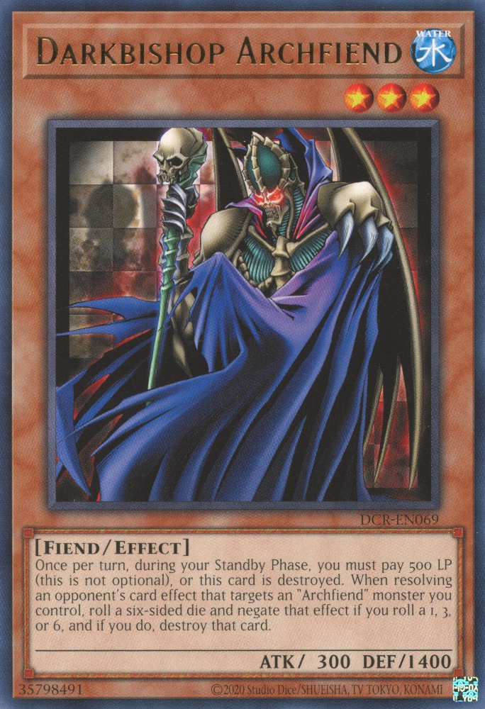 Darkbishop Archfiend [DCR-EN069] Rare | RetroPlay Games