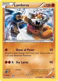 Landorus (58/111) (Theme Deck Exclusive) [XY: Furious Fists] | RetroPlay Games