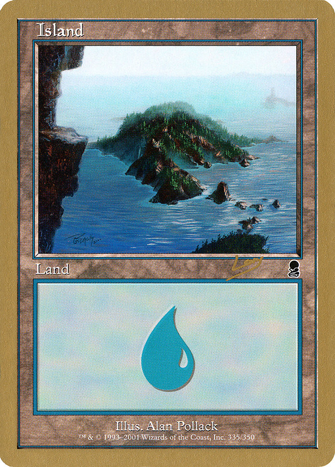 Island (rl335) (Raphael Levy) [World Championship Decks 2002] | RetroPlay Games