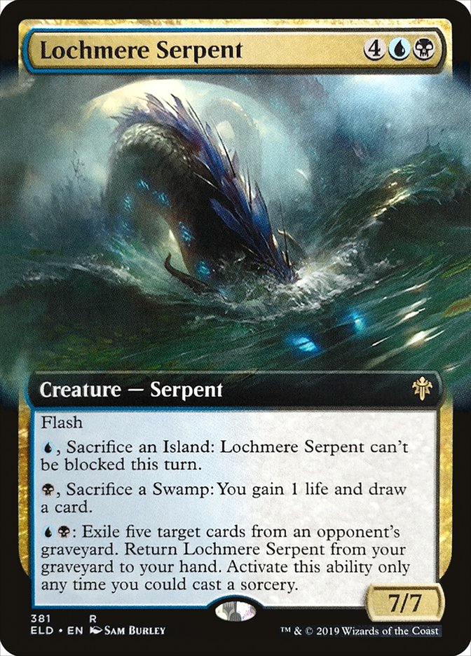 Lochmere Serpent (Extended Art) [Throne of Eldraine] | RetroPlay Games