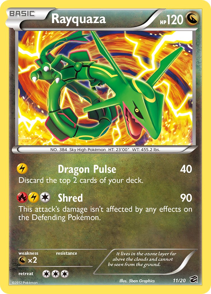 Rayquaza (11/20) (Blister Exclusive) [Black & White: Dragon Vault] | RetroPlay Games