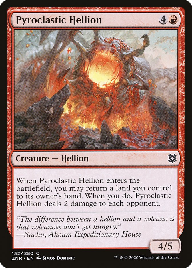 Pyroclastic Hellion [Zendikar Rising] | RetroPlay Games