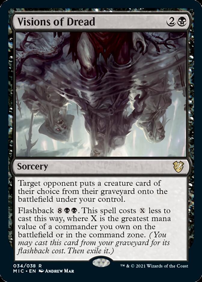 Visions of Dread [Innistrad: Midnight Hunt Commander] | RetroPlay Games
