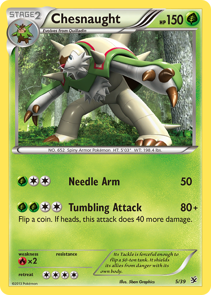 Chesnaught (5/39) [XY: Kalos Starter Set] | RetroPlay Games