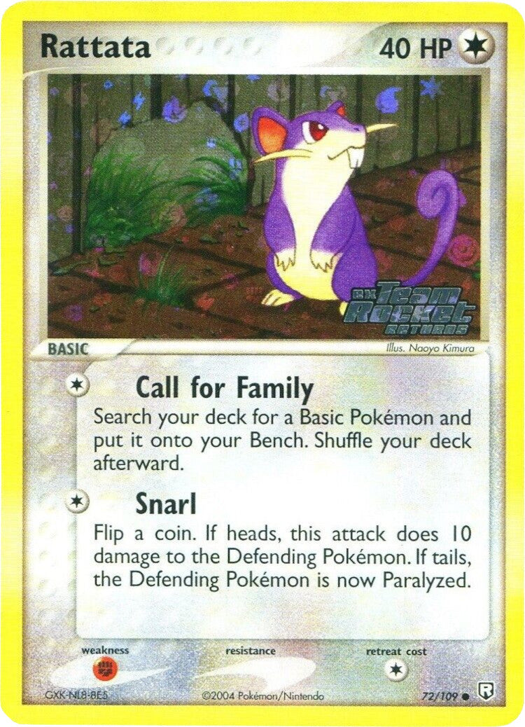 Rattata (72/109) (Stamped) [EX: Team Rocket Returns] | RetroPlay Games