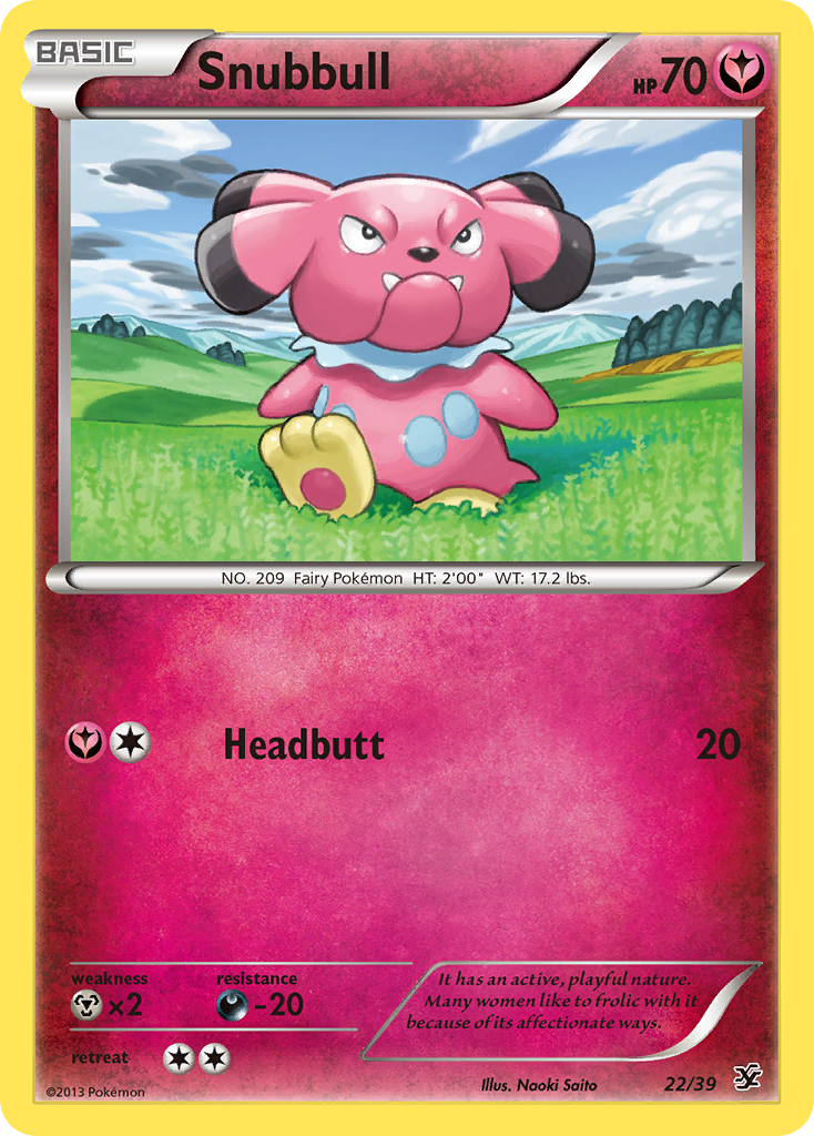 Snubbull (22/39) [XY: Kalos Starter Set] | RetroPlay Games