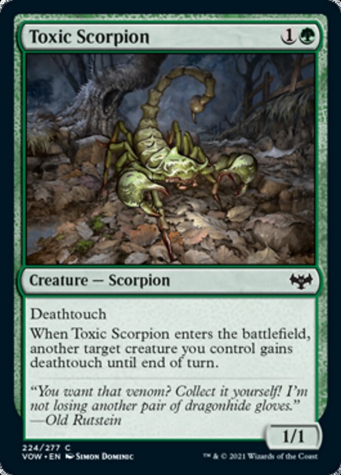 Toxic Scorpion [Innistrad: Crimson Vow] | RetroPlay Games