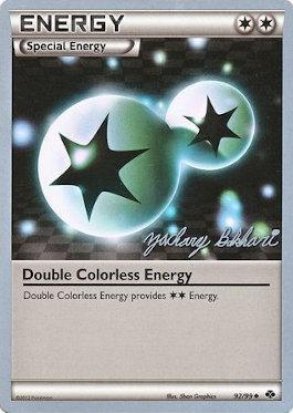Double Colorless Energy (92/99) (CMT - Zachary Bokhari) [World Championships 2012] | RetroPlay Games