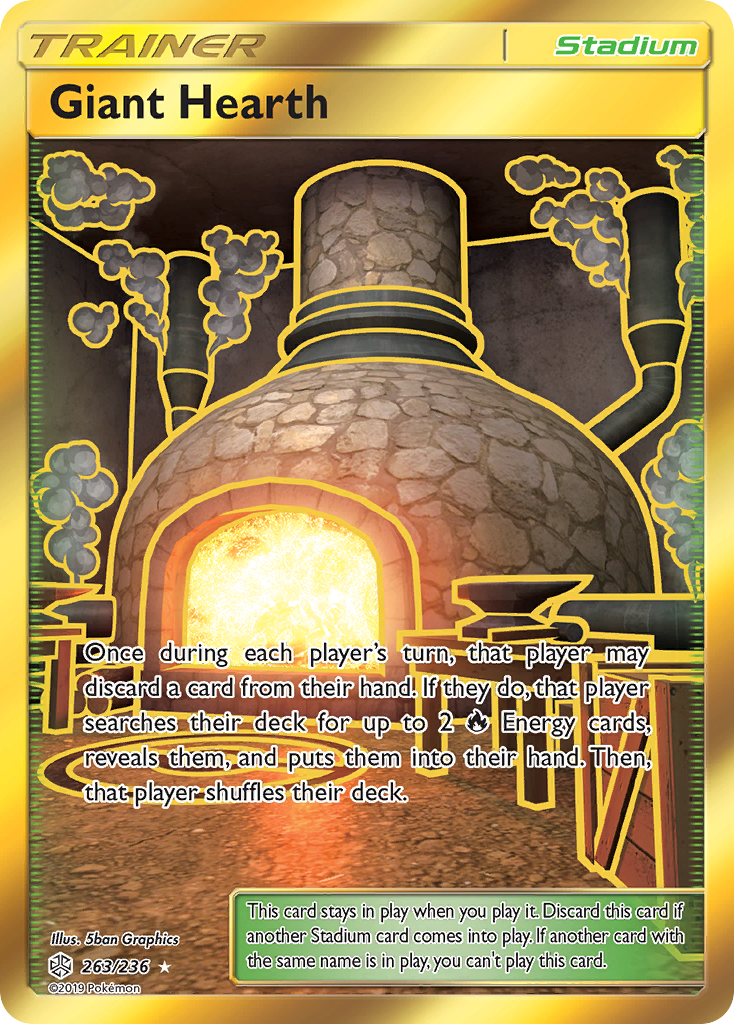 Giant Hearth (263/236) [Sun & Moon: Cosmic Eclipse] | RetroPlay Games