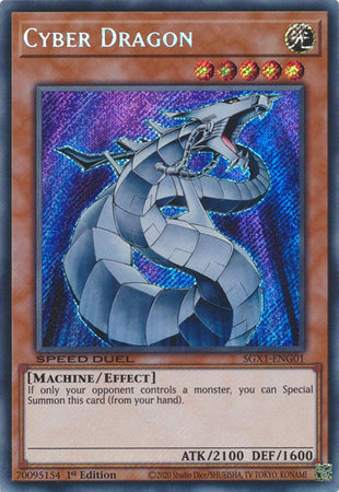 Cyber Dragon [SGX1-ENG01] Secret Rare | RetroPlay Games