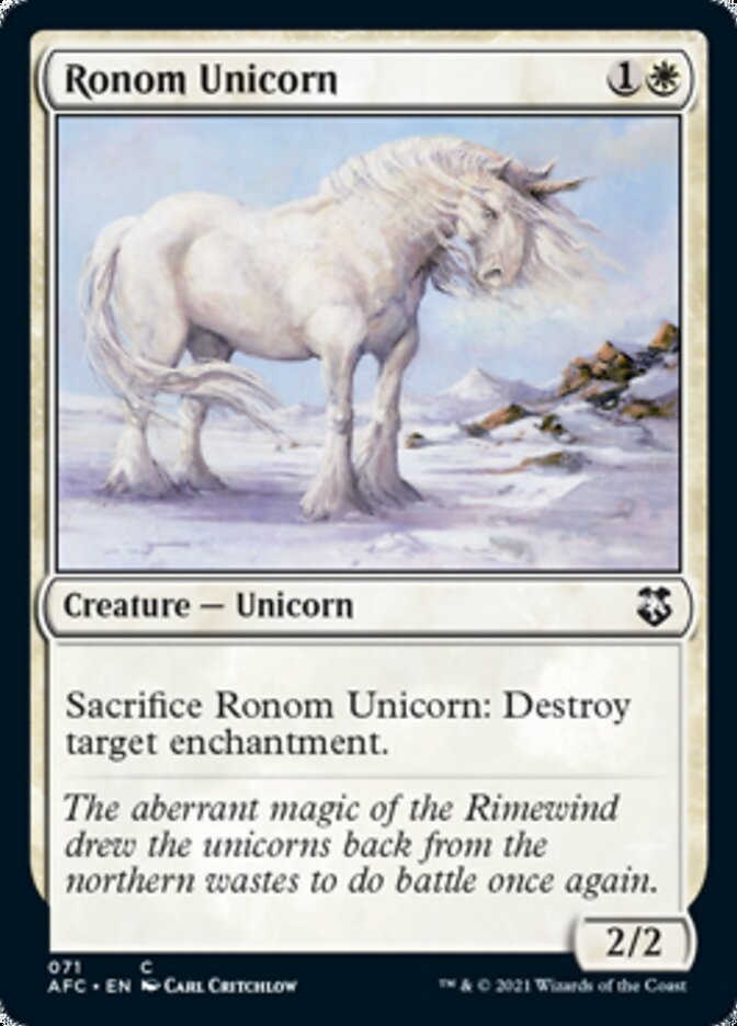 Ronom Unicorn [Dungeons & Dragons: Adventures in the Forgotten Realms Commander] | RetroPlay Games