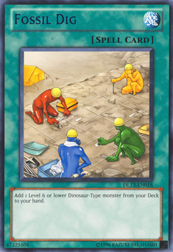 Fossil Dig (Blue) [DL13-EN018] Rare | RetroPlay Games