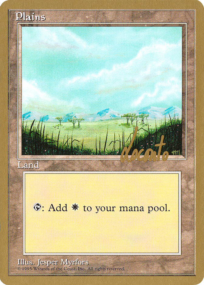 Plains (ml365) (Michael Loconto) [Pro Tour Collector Set] | RetroPlay Games